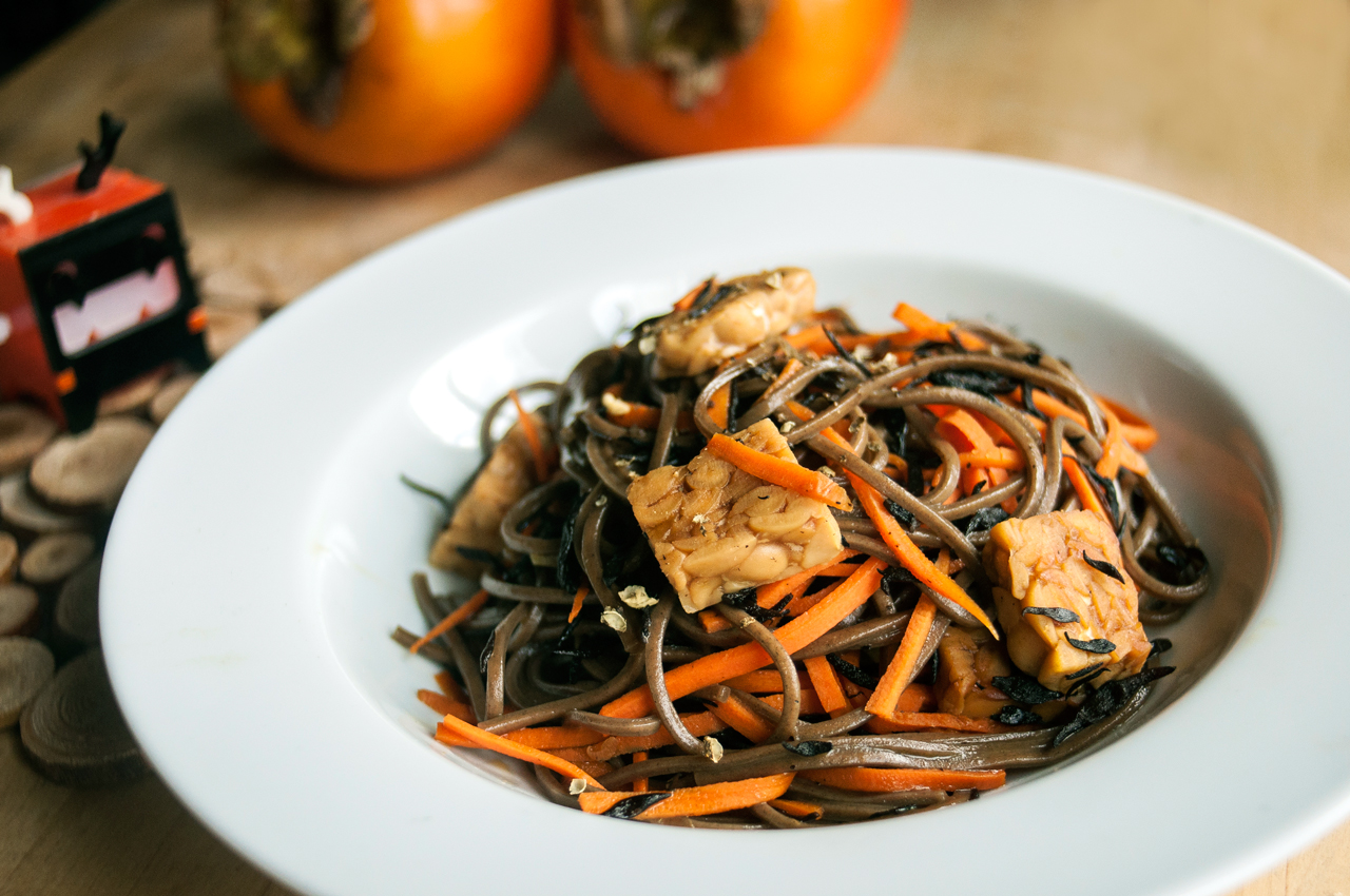 Tempeh Carrot Soba