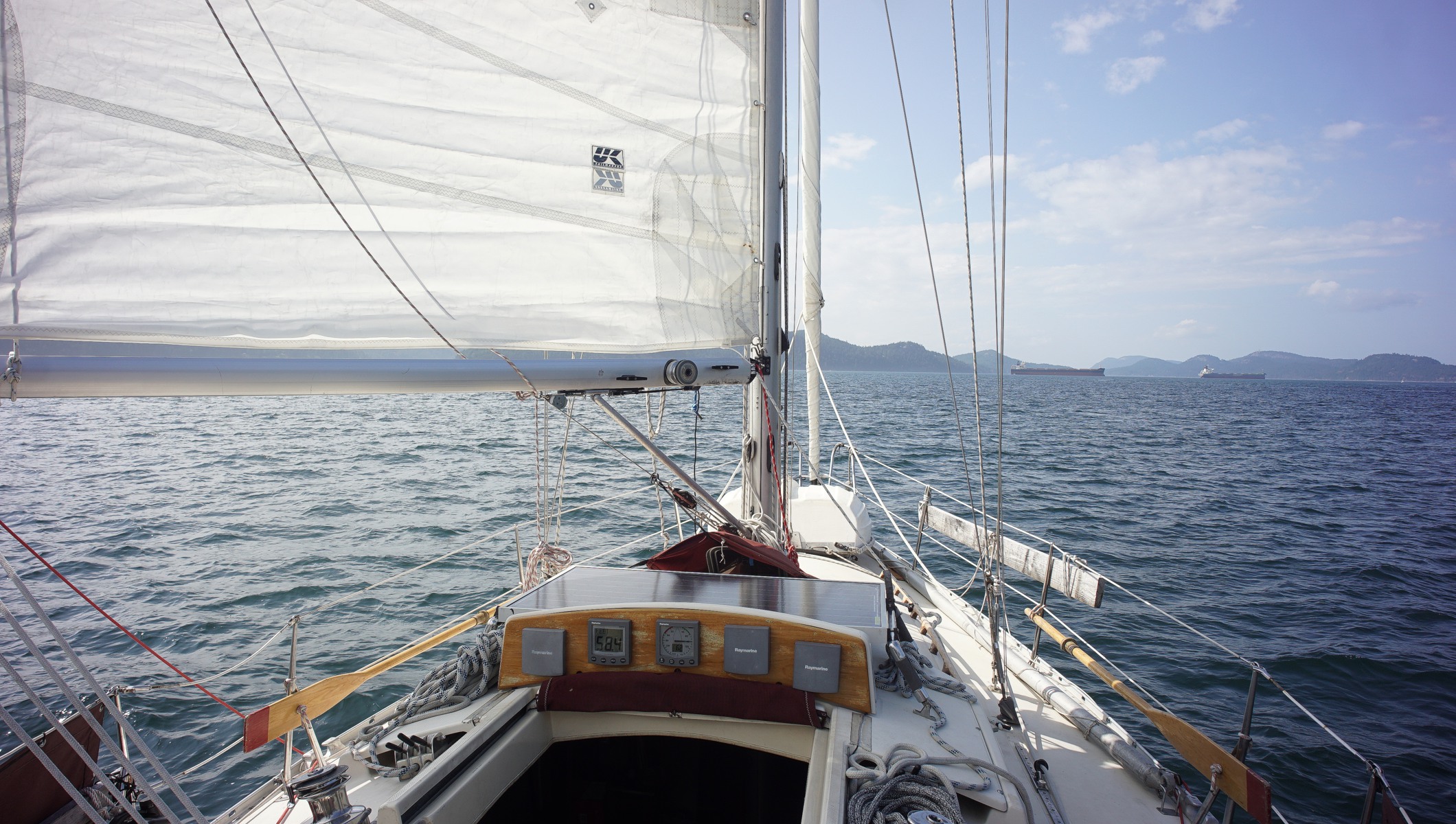 Sail to Saturna Island, Canada