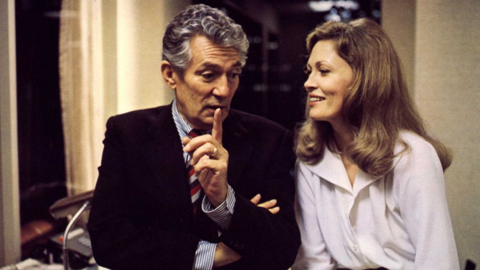 Peter Finch and Faye Dunaway in Network (1976)