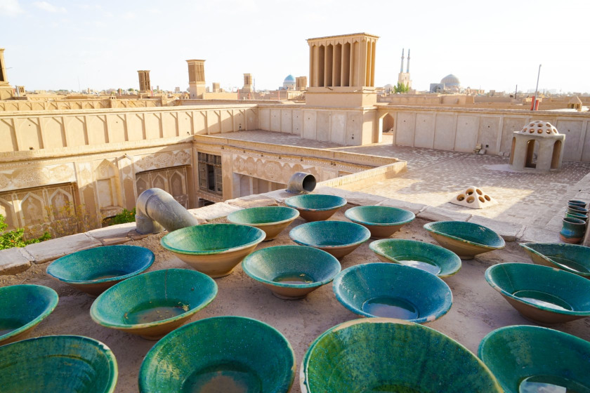 Wind catchers in Yazd, Iran